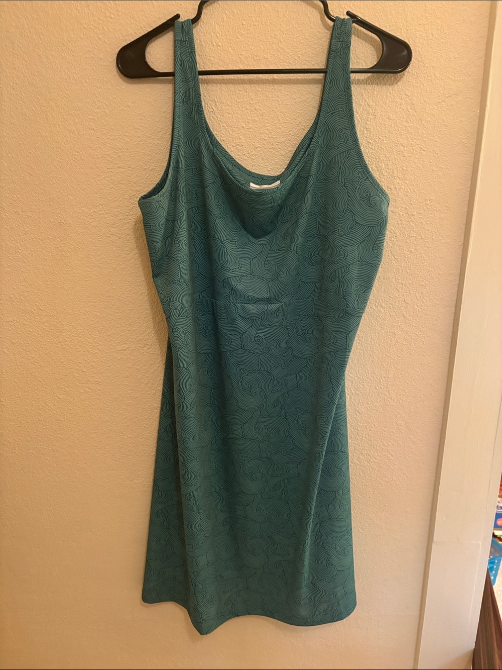 Columbia Teal Patterned Sleeveless dress